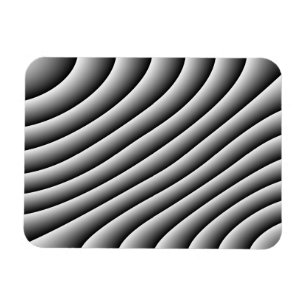 Retro-Wellenlinien-Magnet Magnet