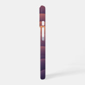 Retro-Wellige Abstrakte Nebula iPhone 16 Hülle (Linke Seite)