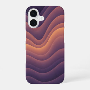 Retro-Wellige Abstrakte Nebula iPhone 16 Hülle