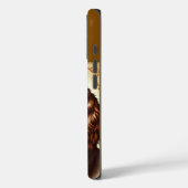 Retro Welsh Springer Spanisch Brown White Art Case-Mate iPhone Hülle (Rückseite / Links)