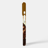 Retro Welsh Springer Spanisch Brown White Art Case-Mate iPhone Hülle (Rückseite / Links)