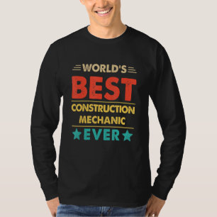 Retro Weltbeste Baumaschine aller Zeiten T-Shirt