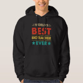 Retro Weltbeste Biolehrerin aller Zeiten Hoodie (Vorderseite)