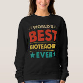 Retro Weltbeste Biolehrerin aller Zeiten Sweatshirt (Vorderseite)