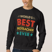 Retro Weltbeste Biolehrerin aller Zeiten Sweatshirt (Vorderseite)