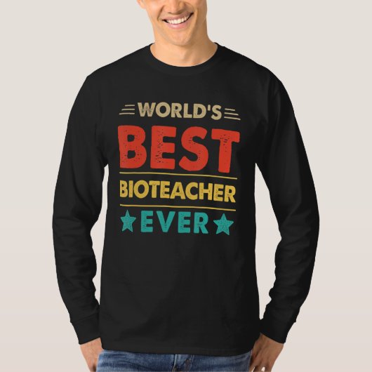 Retro Weltbeste Biolehrerin aller Zeiten T-Shirt (Vorderseite)