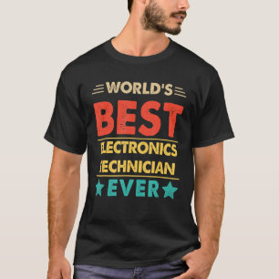 Retro Weltbeste Elektroniktechnikerin aller Zeiten T-Shirt