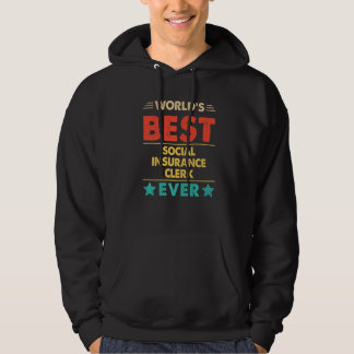 Retro Weltbeste Sozialversicherungsanstalt je Hoodie