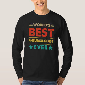 Retro Weltbesten Pneumologen aller Zeiten T-Shirt