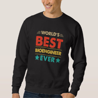 Retro Weltbester Bioingenieur Aller Zeiten Sweatshirt