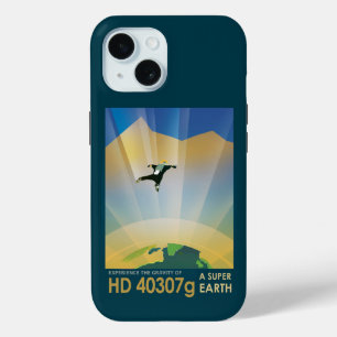 Retro Weltraumplakat - Die Schwerkraft einer Super Case-Mate iPhone Hülle