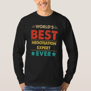 Retro Welts bester Verhandlungsexperte aller Zeite T-Shirt