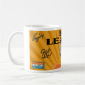 RETRO-WERBUNG GROSSER LEAGUE-KAFFEE KAFFEETASSE (Links)