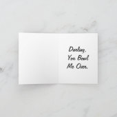 Retro Werfer Feiertagskarte (Innenseite)