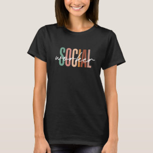 Retro-Wertschätzung der Sozialarbeiter T-Shirt