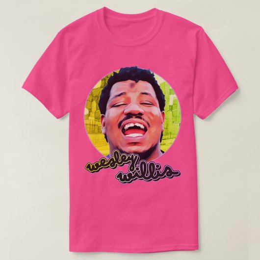 Retro Wesley Willis Visuell Tribute T-Shirt (Design vorne)