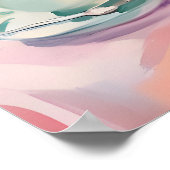 Retro West Highland White Terrier Poster, Westie Poster (Ecke)