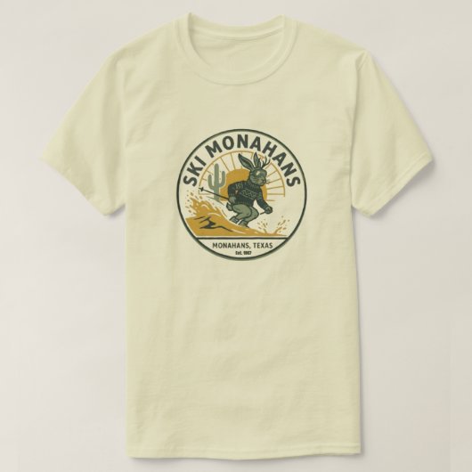Retro West Texas State Park Parody Graphic T-Shirt (Design vorne)