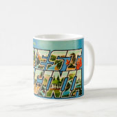Retro West Virginia Gruß Kaffeetasse (VorderseiteRechts)