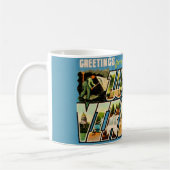 Retro West Virginia Gruß Kaffeetasse (Links)