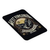 Retro West Virginia Magnet (Rechte Seite)