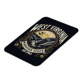Retro West Virginia Magnet (Linke Seite)