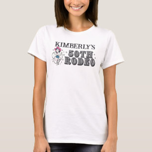 Retro Western 50. Rodeo Geburtstag T-Shirt