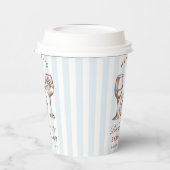 Retro Western Bachelorette Pappbecher (Links)