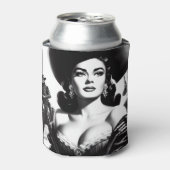 Retro-Western-Button Dosenkühler (Kanne Vorderseite)