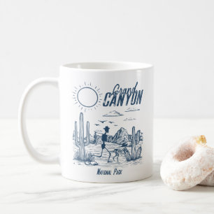 Retro Western Grand Canyon National Park Tal  Kaffeetasse