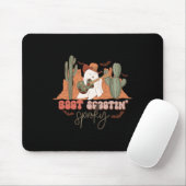 Retro Western Halloween Niedlich Ghost Funny Boot Mousepad (Mit Mouse)