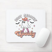 Retro Western Halloween Niedlich Ghost Funny Boot Mousepad (Mit Mouse)