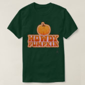 Retro-Western Herbst Herbstwoch, Kürbiskürbis T-Shirt (Design vorne)