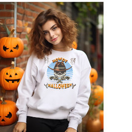 Retro Western Howdy Halloween Kneipphemd Sweatshirt
