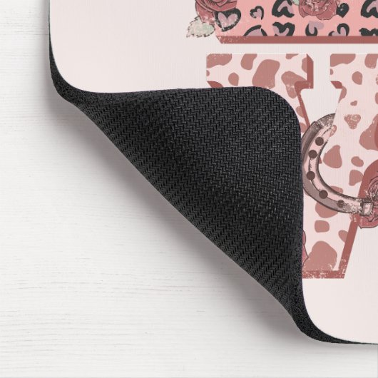 Retro-Western-Liebe Mousepad (Ecke)