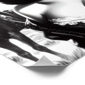 Retro Western Pin-up Poster (Ecke)