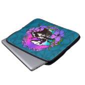 Retro Wetsuit Bag von Groovy Hawaiian Surfer 1960 Laptopschutzhülle (Vorne Knopf)