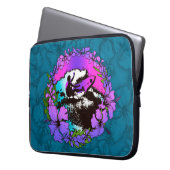 Retro Wetsuit Bag von Groovy Hawaiian Surfer 1960 Laptopschutzhülle (Vorderseite Links)