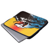 Retro Wetsuit Bag von Groovy Hawaiian Surfer 1960 Laptopschutzhülle (Vorne Knopf)