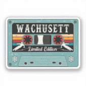 Retro Whachusett Mountain Ski Sticker (Vorderseite)