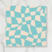 Retro "What a Year" Foto Geschenkanhänger (Rückseite)