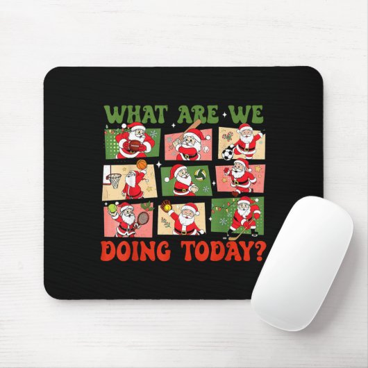Retro What Are We Doing Today Santa Pe Teacher Tea Mousepad (Mit Mouse)
