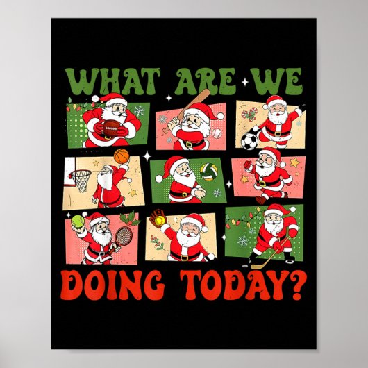 Retro What Are We Doing Today Santa Pe Teacher Tea Poster (Vorne)