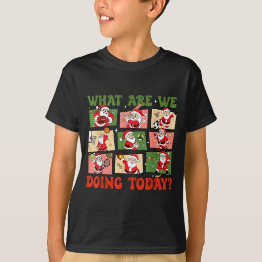 Retro What Are We Doing Today Santa Pe Teacher Tea T-Shirt (Vorderseite)
