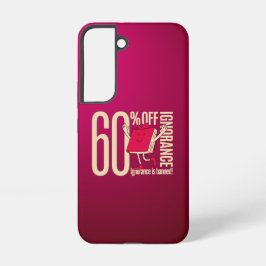 Retro Whimsical Bookish Ignorance is Banned Samsung Galaxy Hülle