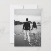 Retro Whimsical handgeschriebene Hochzeit Einladun Save The Date (Vorderseite)