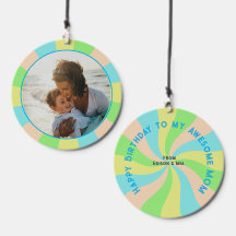 Retro Whimsical Happy Birthday Mama benutzerdefini