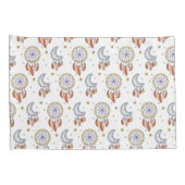 Retro Whimsical Mandala Boho Muster Kissenbezug (Rückseite-Rechts)