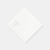 Retro Whimsical Martini Handgezeichnete individuel Serviette (Ecke)