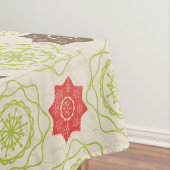 Retro Whimsical Snowflakes Tableclout Tischdecke (Beispiel)